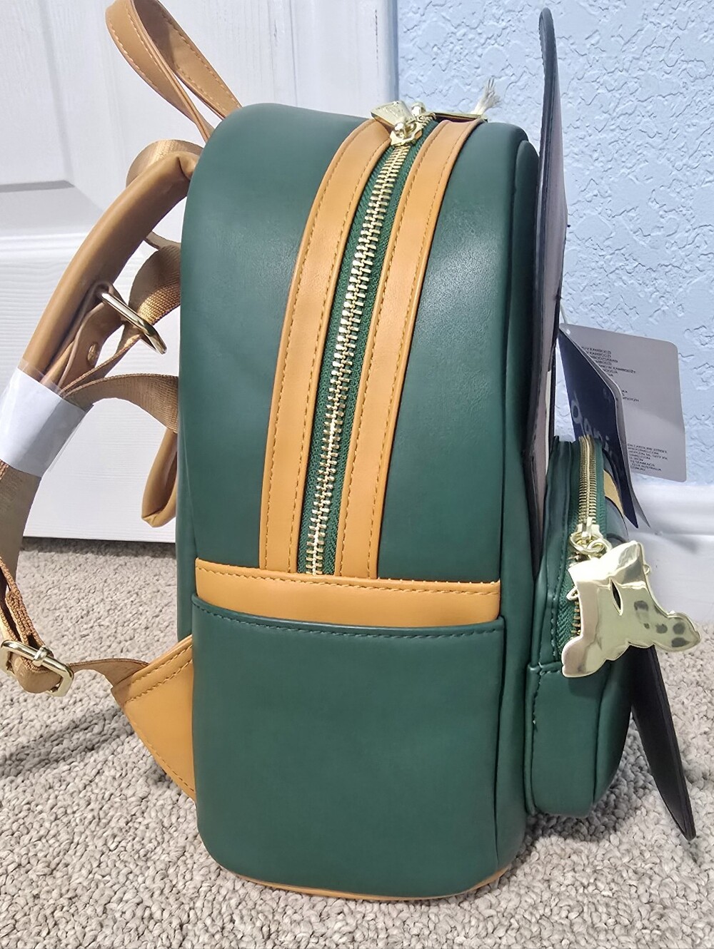 Loungefly Daria Green and Brown Character Mini Backpack - Picture 5 of 6